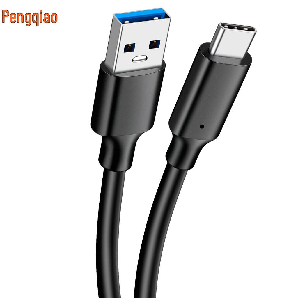 Typ-C Datenkabel USB 3.2 auf Typ-C, 10 Gbit/s Übertragung, 3A/60W PD Schnellladung für Festplatte und Auto