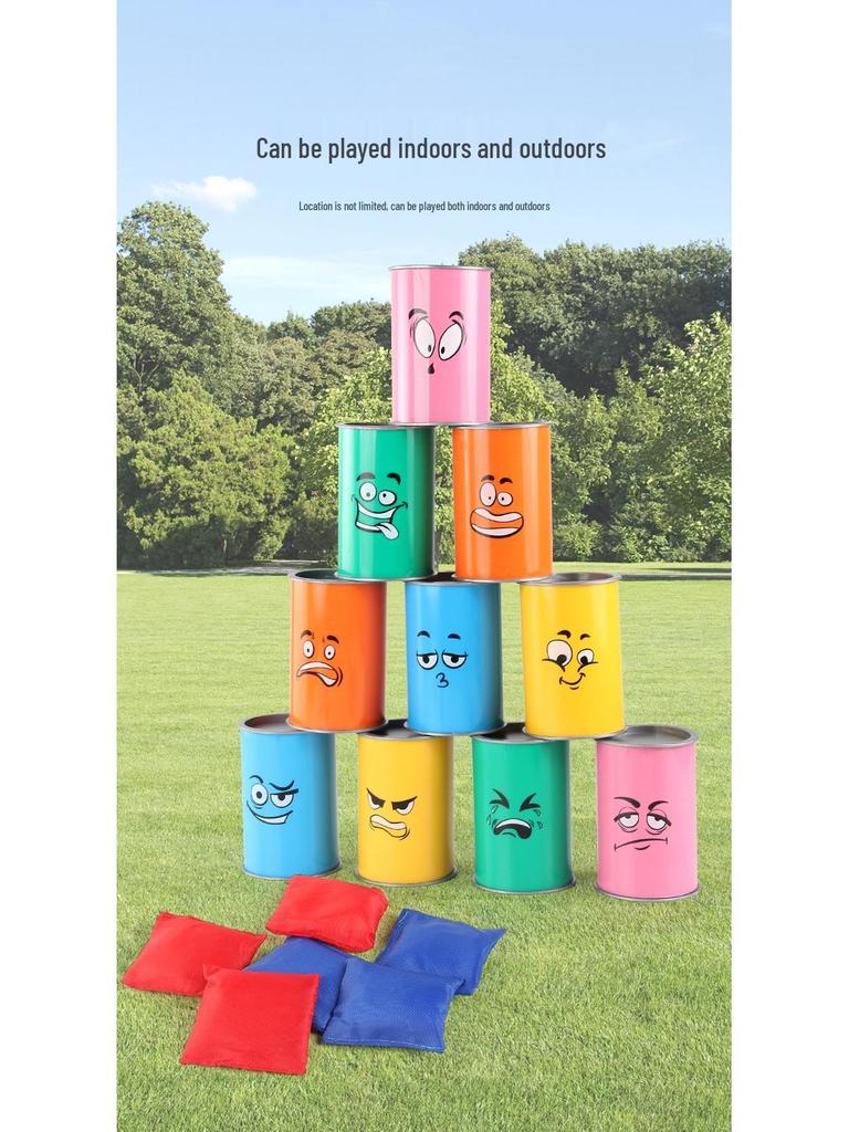 Cross-Border Beanbag Toss Set with Lights - Indoor & Outdoor Ring Toss Toy