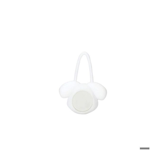 Lumière de collier - ON RANGE TOUT ! - Chien - Silicone blanc - 2 modes d'éclairage - 6,5 cm