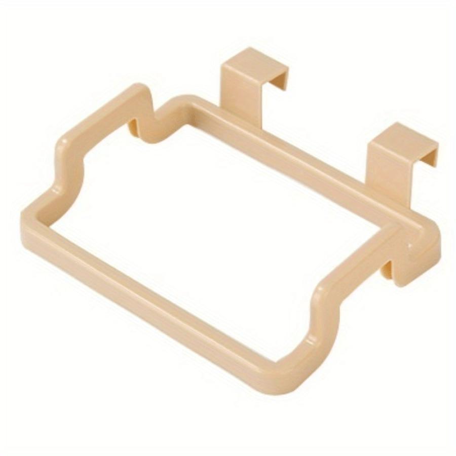 1pc Garbage bag holder, plastic support for door back, garbage storage rack, garbage bag holder under sink