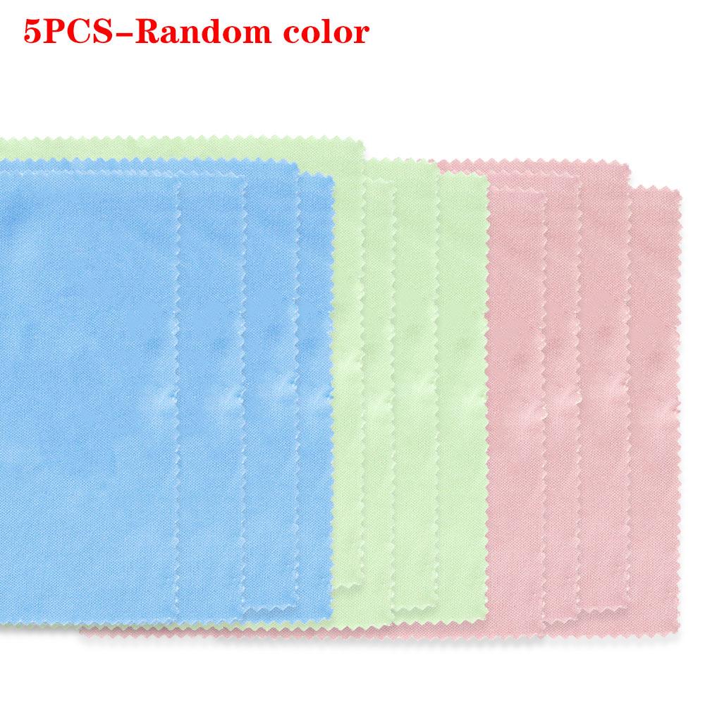 

5PCS Wipes Microfibre Fiber Cleaning Cloths Easy Washing Eyeglasses iPhone iPad TV Screens Lens Cleaner Household Supplies