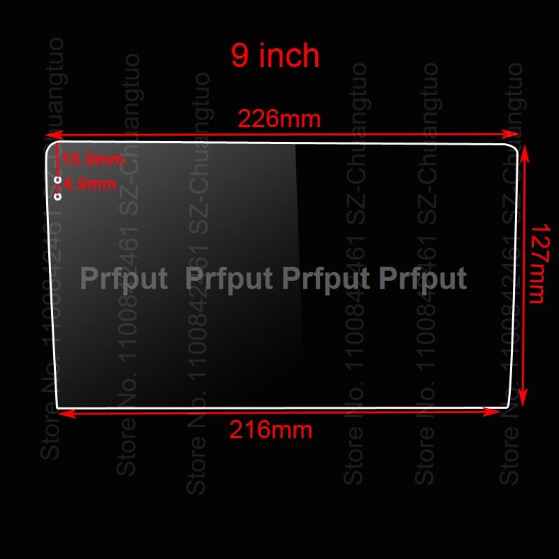 Car Tempered Glass Protective Film car Sticker for Junsun V1 9 10.1 inch car Radio stereo DVD GPS touch full LCD screen