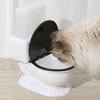 650ML Dispenser d'acqua per toilette per gatti Alimentazione automatica Design a sifone con coperchio antipolvere