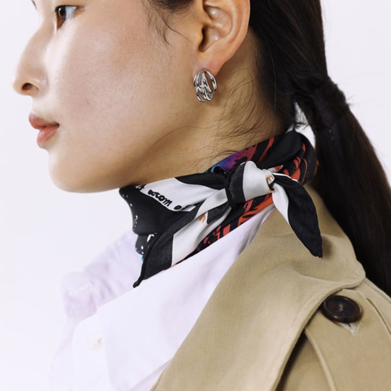 ONSZ Night Sky Scratch Silk Scarf
