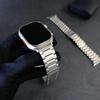 Ultra Titanium Bracelet for Apple Watch 49mm 46mm 45mm 44mm Luxury Metal Strap for IWatch Series 10 9 8 7 6 5 SE 42mm 41mm Band