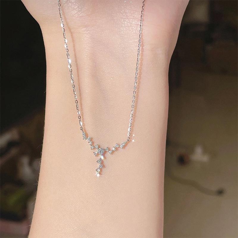 Semplice Collana con Ciondolo a Goccia d'Acqua per Donna Coppia Choker Catena Colore Oro Argento Matrimonio Festa Amici Gioielli Regalo