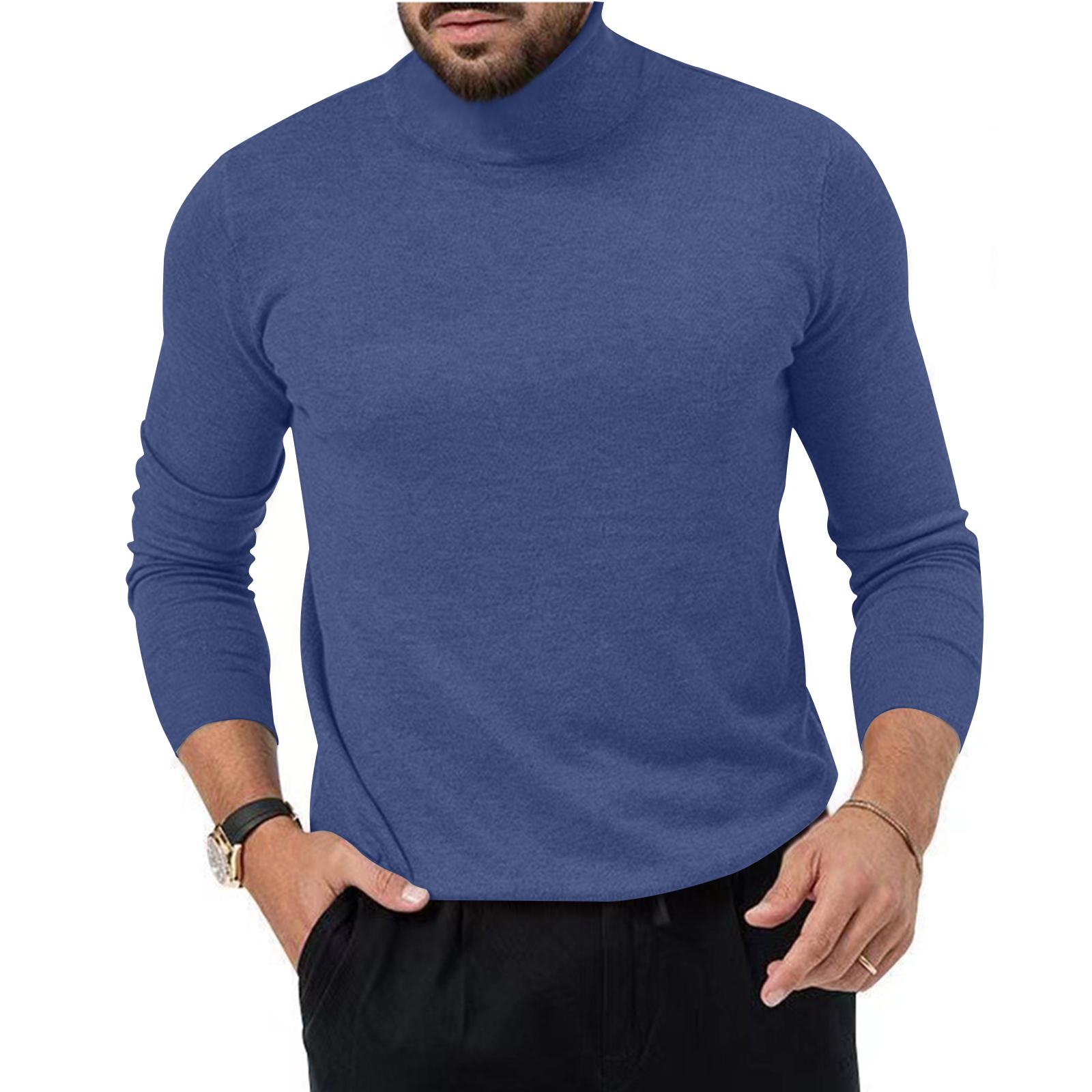 

Мужской С добавлением флиса Гао Лин Длинные рукава Самосовершенствование Пуловер Сохраняет тепло Базовый слой Верхняя одежда M