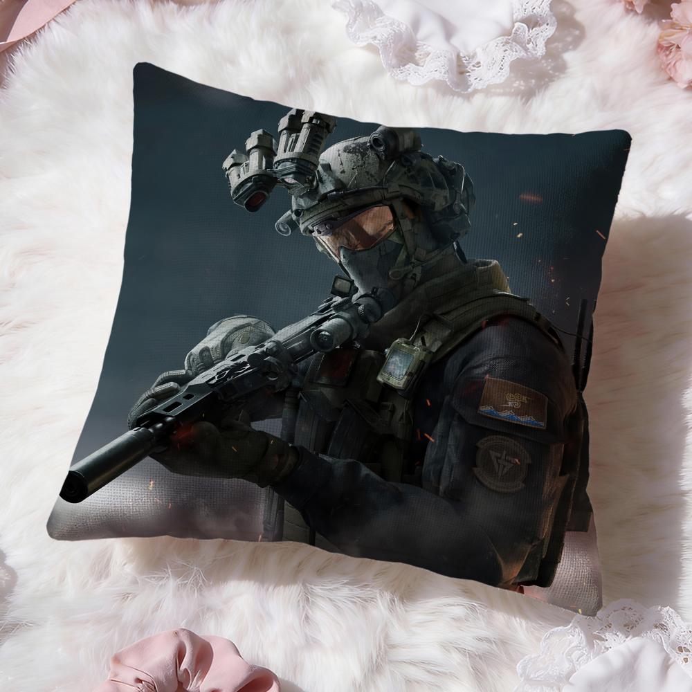 Cool Game D-Delta Force Cushion Cover Premium Comfort Reversible Pillow Cove -Two In One Design for Any Room & Car Interior