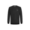 EA7 FW23 Letter And Number Print Crew Neck Casual Long Sleeve Sweatshirt Men Sweatshirt Black 6RPM84-PJSQZ-1200