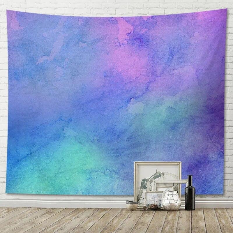 Tapestry Gradient Watercolor Background Home Living Room Decoration Hanging Cloth