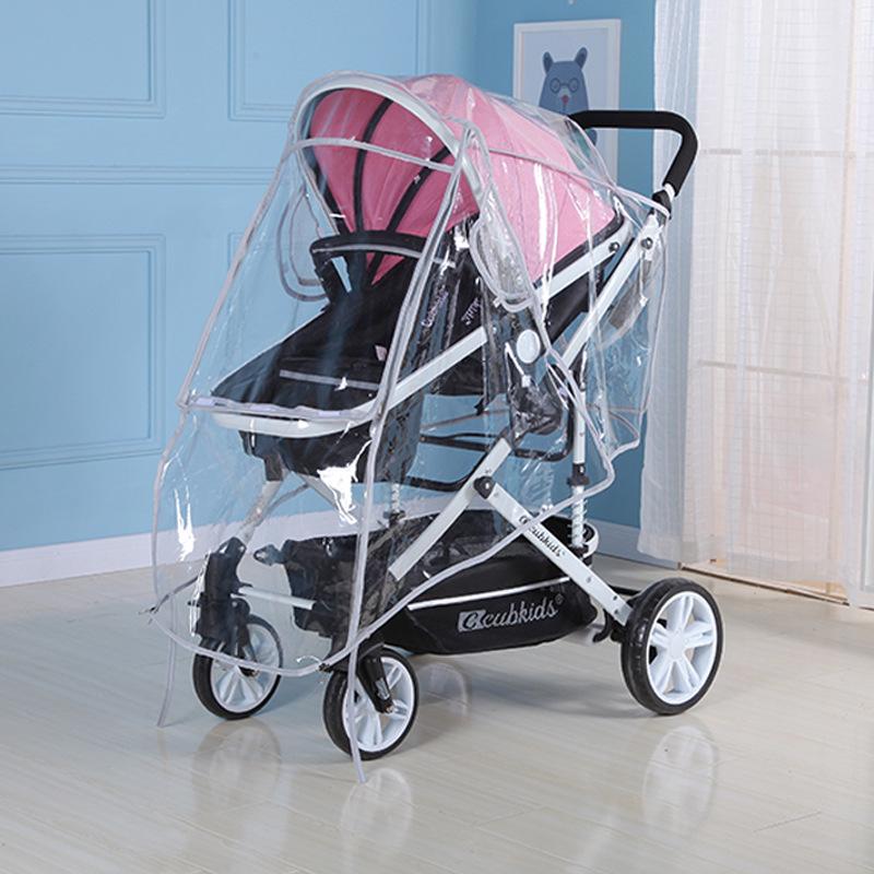 Universal Windproof Stroller Canopy: Baby Rain and Sun Shield Cover