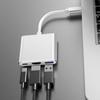 Type-C To HDMI 3-in-1 4K Converter Aluminum Case 3.0 PD Charging Adapter Docking Station HD USB