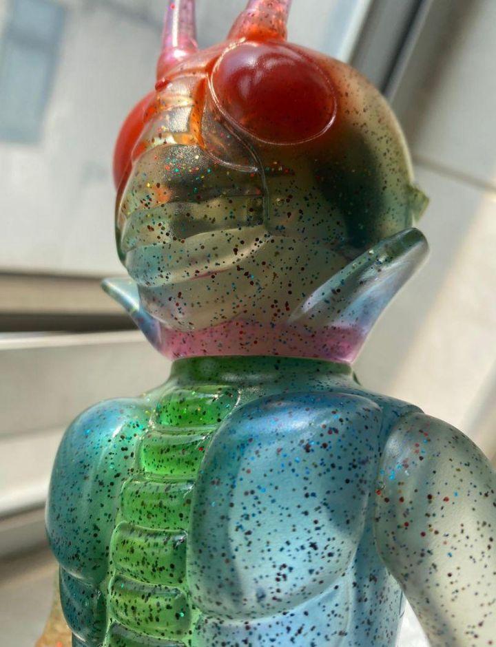 [USED] Last in stock Kamen Rider V3 clear painted version 27cm rare
