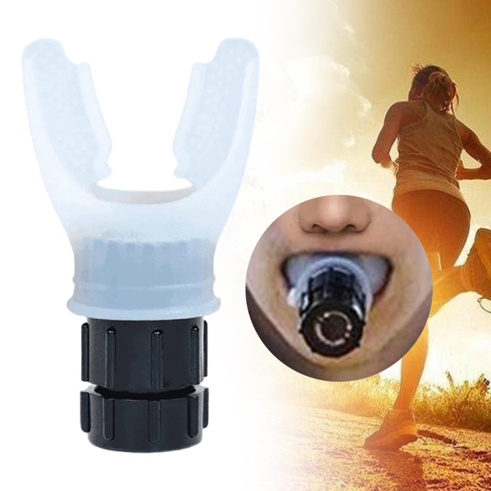 

Тренажер для дихання Легкий пристрій для тренування легенів для їзди на велосипеді, дайвінгу, бігу підтюпцем білий