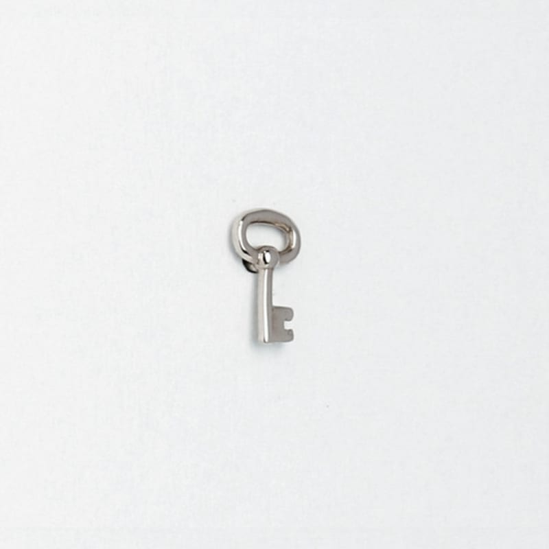 Less Is More 14K Gold Key Earring & Piercing