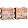 Vidaxl Organizery Z 12 Szufladkami, 2 Szt, 26,5X16X26 Cm
