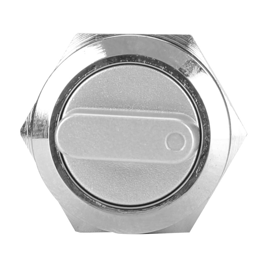 40PCS BEM 19 21 2 Position Knob Switch Waterproof Rotate Switch with Self Locking