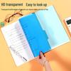 PP Plastic Index Page Dividers: A5 (20 Holes), B5 (26 Holes), A4 (30 Holes) - Color-Coded for Binder Classification