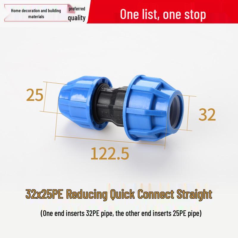 Quick-Connect Elbow for 20/25mm Plumbing: Hot-Melt Repair Joint, Water Pipe Fittings