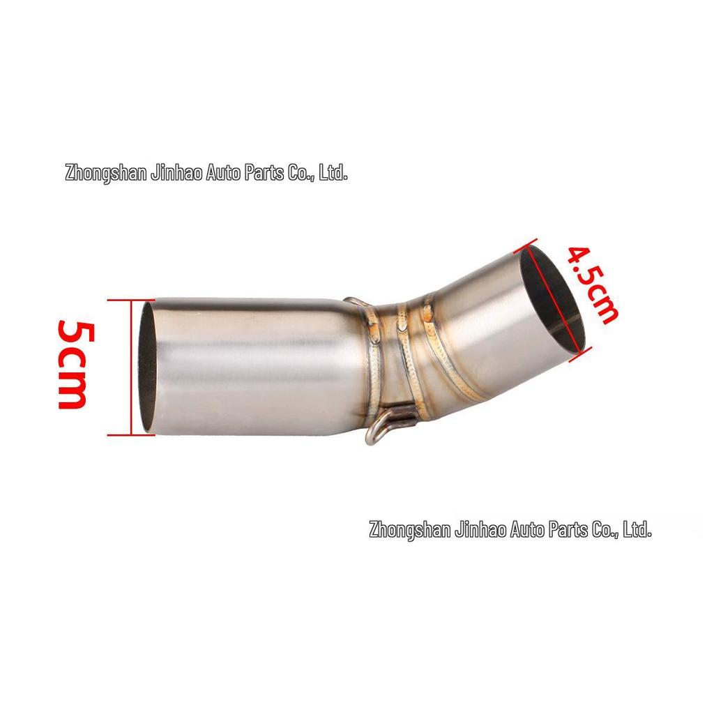 Benelli Leoncino 500 Stainless Steel Modified Mid-Pipe for Motorcycle Exhaust Enhancement