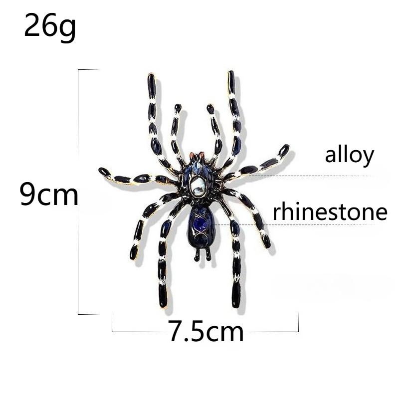 Große Spinnenbrosche, Europäisch und Amerikanisch, Persönlichkeit, Übertreibung, Anstecknadel, Modisch, High-End, Leichter Luxus, Vielseitig