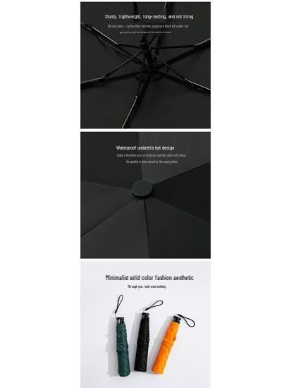 69g Ultra-Light Carbon Fiber Folding Umbrella - Sunshade and Sunscreen, Portable and Compact, Japanese Design.