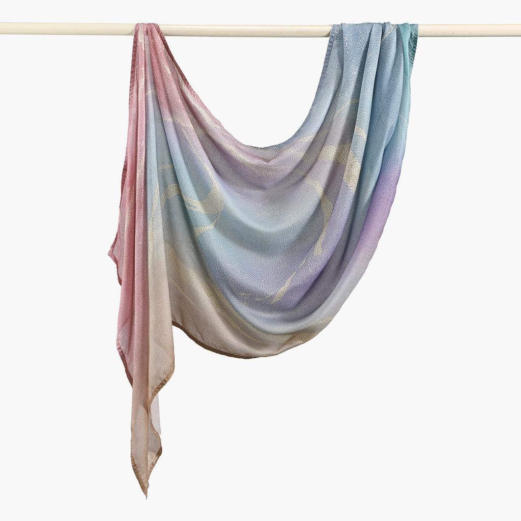 New Trending Hot Selling Items for 2026 Luxury Women Fashion Summer Printing Polyester Head Scarfs Souvenir Gift Items Head Wrap