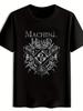 Herren Schwarzes "Machine Head" Grafik-T-Shirt - Vintage Rockband Design, Kurze Ärmel