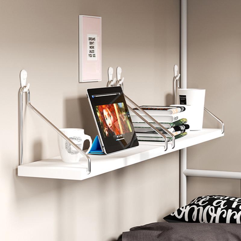 Punch-Free Wrought Iron Wall Shelf - Living Room & Bedroom Decor