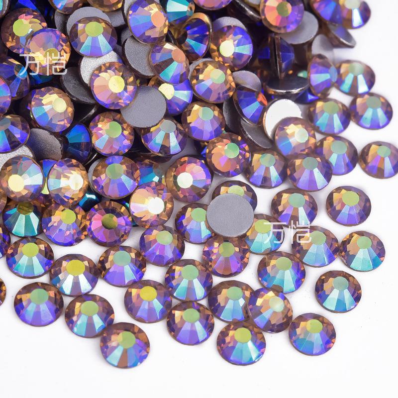 Ss3-Ss16 Mixed Size Flat Bottom Drill, Mobile Phone Case Diy Sticker Diamond Crystal Glass, Creative Nail Art Jewelry Accessories