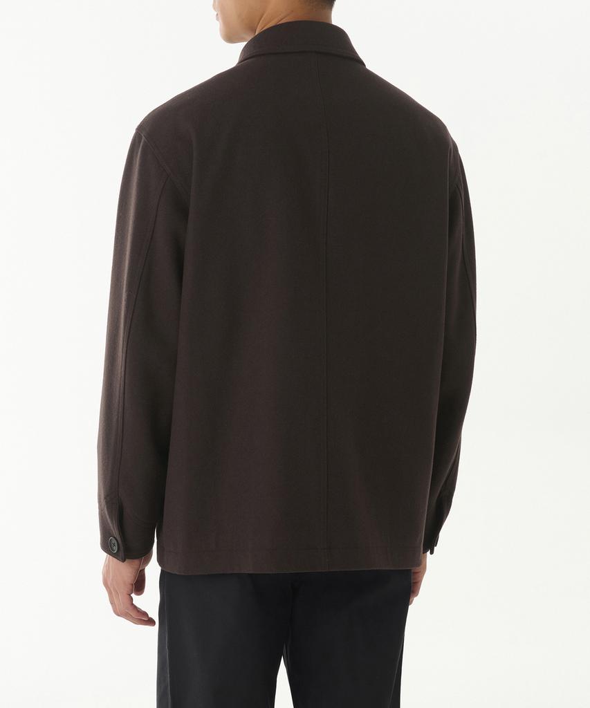 Musinsa Standard Wool Blend Chore Jacket [Dark Brown]