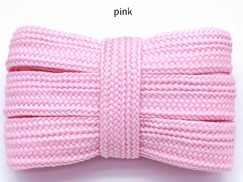 1 Paar 2cm Bredere Veters voor Schoenen Nieuwe Casual Sneakers Platte Schoenveters Modieuze Koord Schoenveters 100/120/140/160CM Schoenen Accessoires
