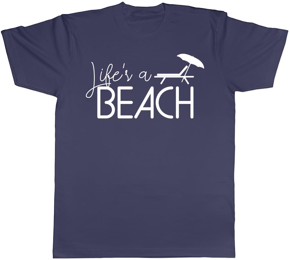 Life is a Beach Unisexs Unisexs Ladies TShirt Tee