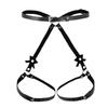 Leather Waist Chain Belt - Versatile Erotic Accessory for Women, Sexy Hollow-Out Decoration & Restraint Corset