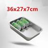 304 Stainless Steel Plate Tray Rectangular Square Oven Tray Baking Pot Dish Deep Japanese Barbecue Bbq Cafeteria Storage Trays