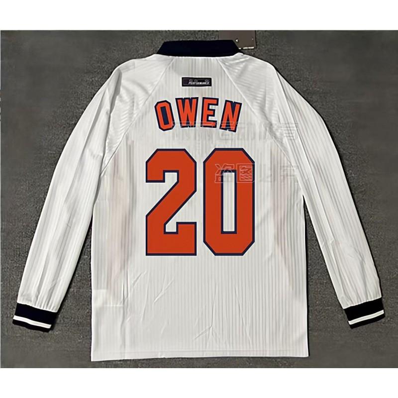 Retro Long Sleeve Soccer Jersey Vintage Football Shirt Men Women Adult Fan Wear Classic Player Style