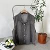 New Arrivals Open Run Kirie Vest Women Simple Linenlike String