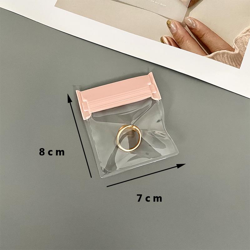 EVA Anti-Oxidation Soft Jewelry Storage Bag for Earrings & Necklace