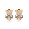 Earring Lifters,hypoallergenic Earring Backs For Droopy Ears,adjustable Crown (3 Pairs, Gold, Silver, Rose Gold)