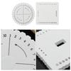 Round Square Bracelet Knitting Braiding Disk Kumihimo Beading Cord Disc Disk Tray Braided Rope Weaving DIY Craft Tools2Pcs