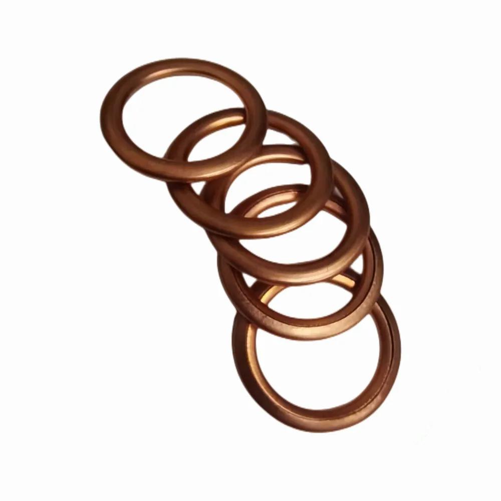 5pcs Engine Drain Plug Gasket 031338 FOR Peugeot 206 301 307 408 508 3008 607 407 307SW 308S Citroen C3 C4 PICASSO 1.6 16V