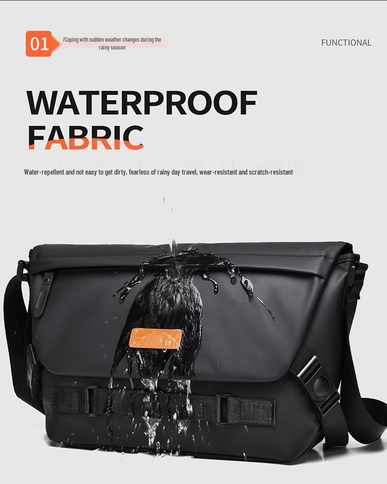 Men's Japanese Casual Trend Crossbody & Shoulder Bag - Functional, Large Capacity Backpack