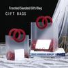 Frosted PVC Gift Tote Bags (5-Pack)