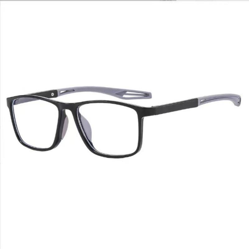 Classic sports reading glasses with free indoor and outdoor switching ultra light frame soft and anti slip legs