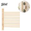Rotating Trouser Organizer Wall Mounted Pasta Drying Rack 10 Hanging Rods Solid Wood Foldable Rod Space Saving 180 Degree Rotation Spaghetti