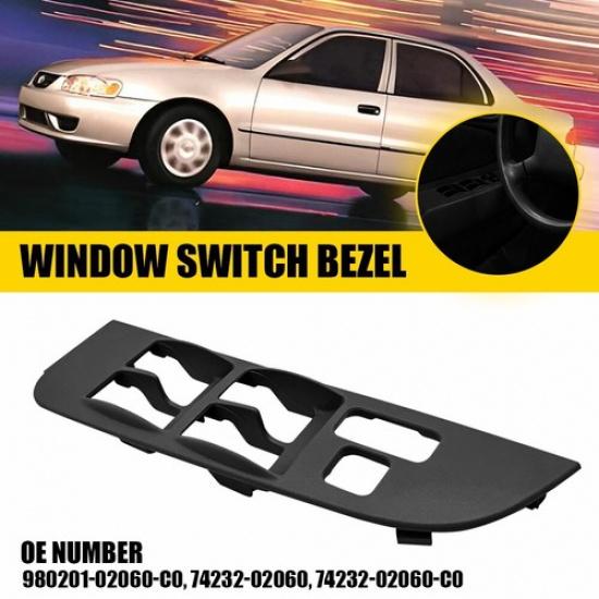 Driver Left Master Power Window Switch Bezel Trim For 1998-02 Toyota Corolla EOA