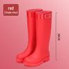 2026 Stylish Women's Waterproof High-Top Non-Slip Rubber Rain Boots – Versatile and Casual.
