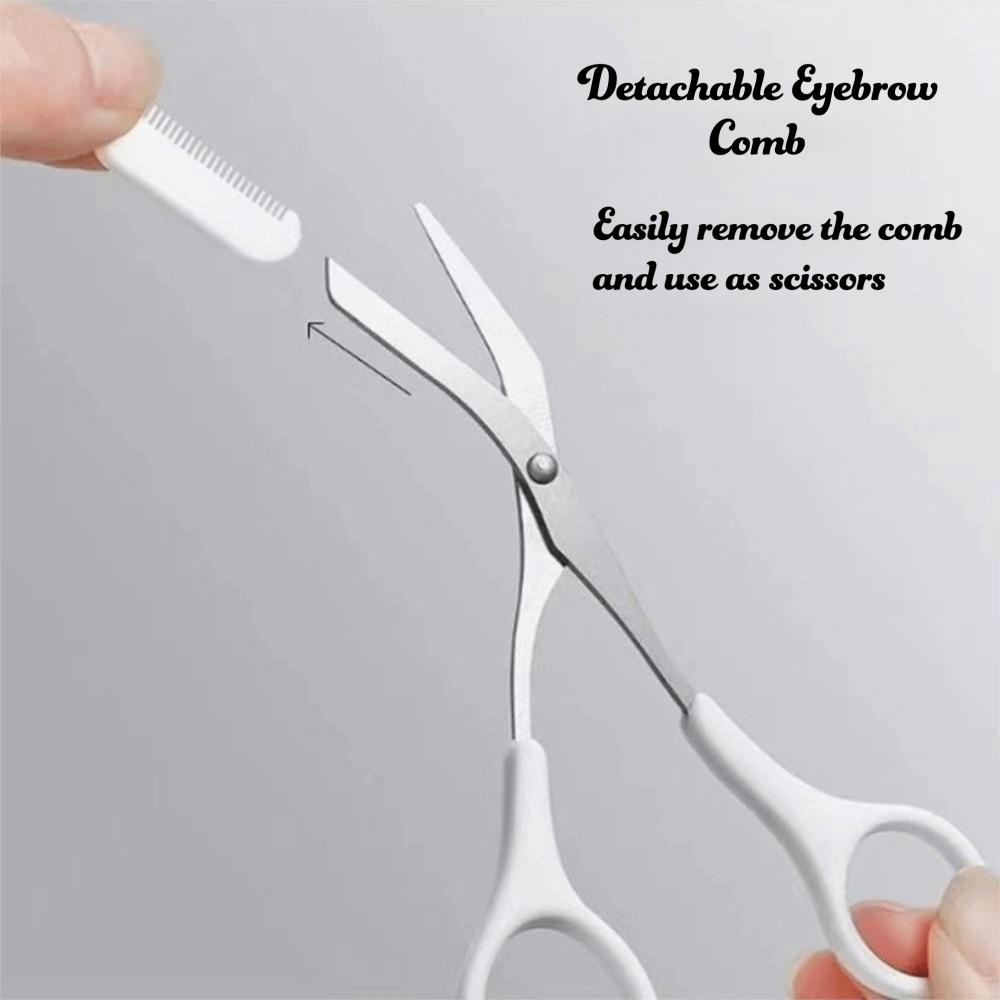1pc/24pcs Stainless Steel Eyebrow Trimming Makeup Tool With Comb Beauty Tool Personal Beauty Care