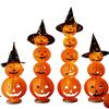 Light-Up Pumpkin Lantern Halloween Decor for Door, Shop, Bar, Kindergarten, and Photo Props