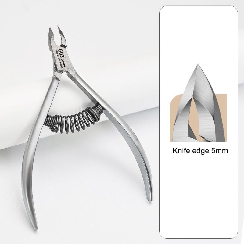 Tagliacuticole Professionale Pinzette per Cuticole Rimuovi Cuticole per Unghie delle Mani e dei Piedi, Strumento per Manicure Pedicure per Donne Me